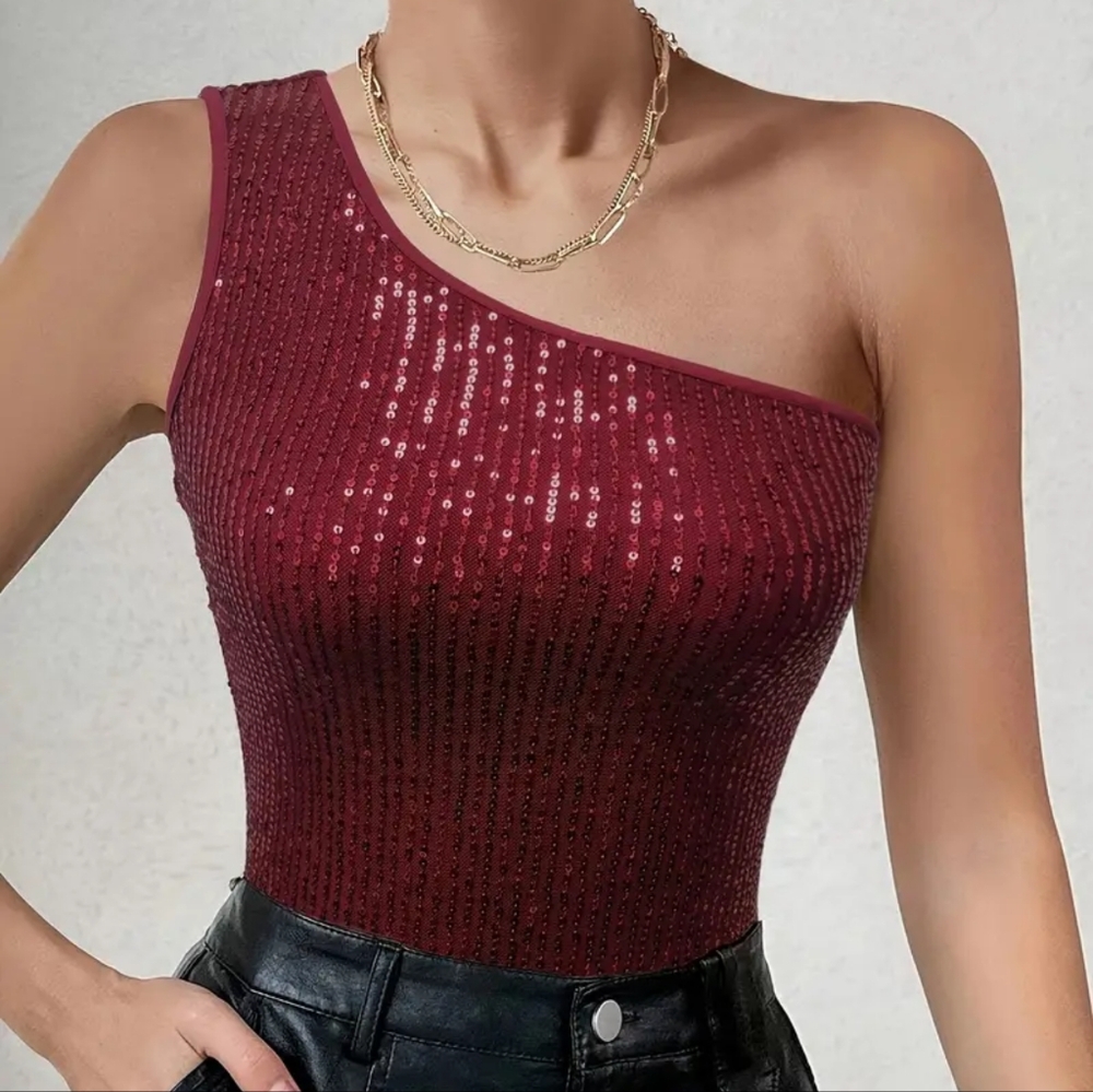 Nwt One Shoulder Top Size Small